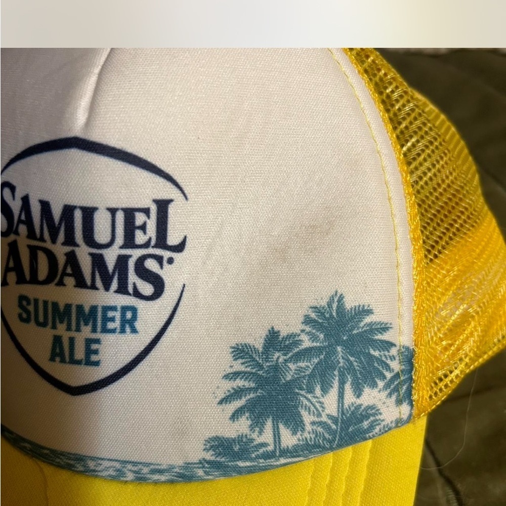 Samuel Adams Summer Ale Yellow Trucker Hat - Picture 2 of 4